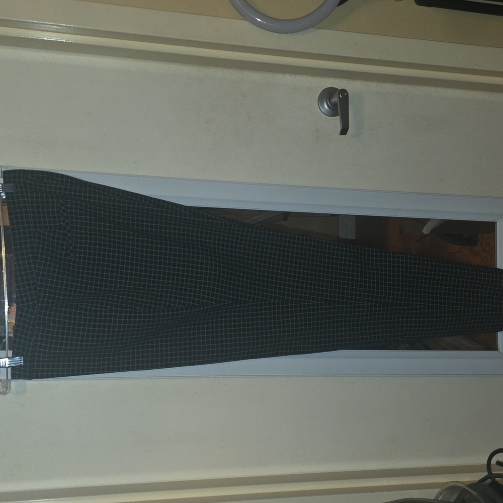 Jones New York Ladies Black Grid Pants